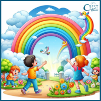 Adjectives - Lovely rainbow