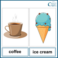 Antonyms - Coffee and ice cream