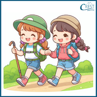 Articles - Two girls are going for trekking