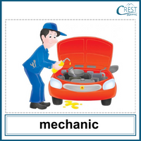 Community Helpers for KG Students - Mechanic