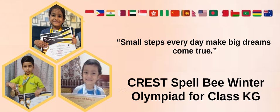 CREST International Spell Bee Winter for Class KG